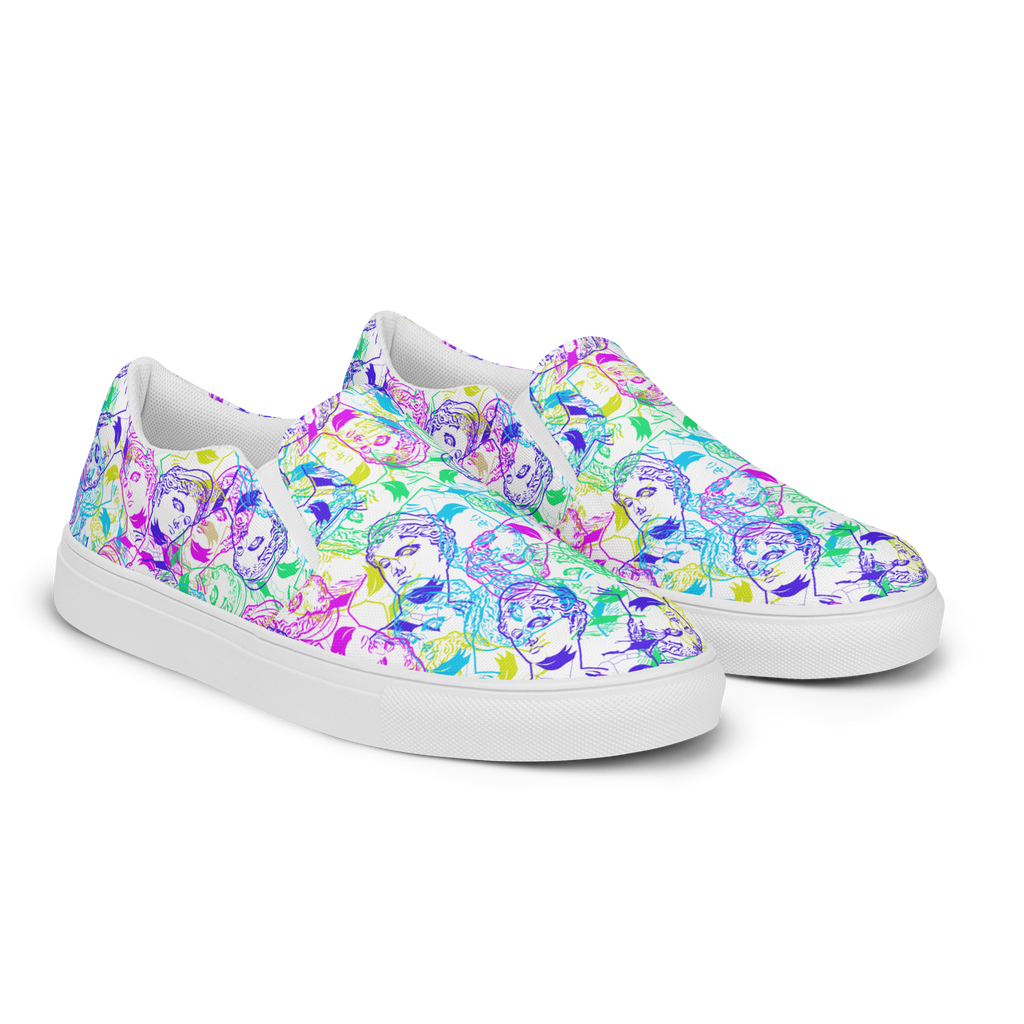 VOSRIO Select CMYK Women’s slip-on canvas shoes