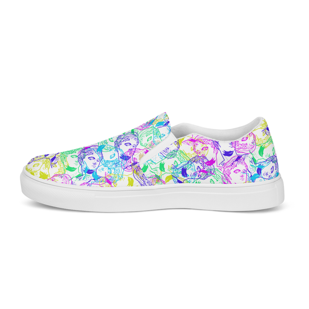 VOSRIO Select CMYK Women’s slip-on canvas shoes