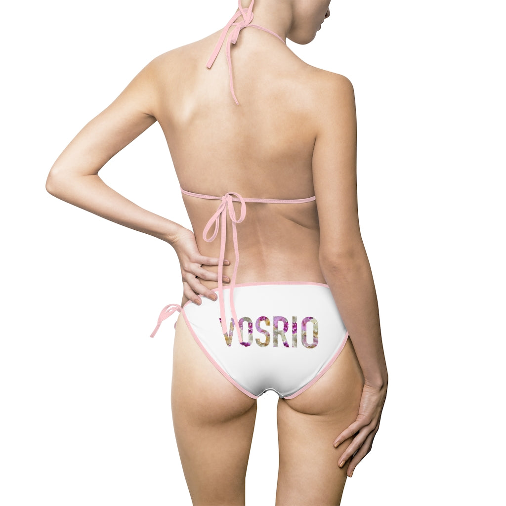 VOSRIO Flowers Women's Bikini Swimsuit