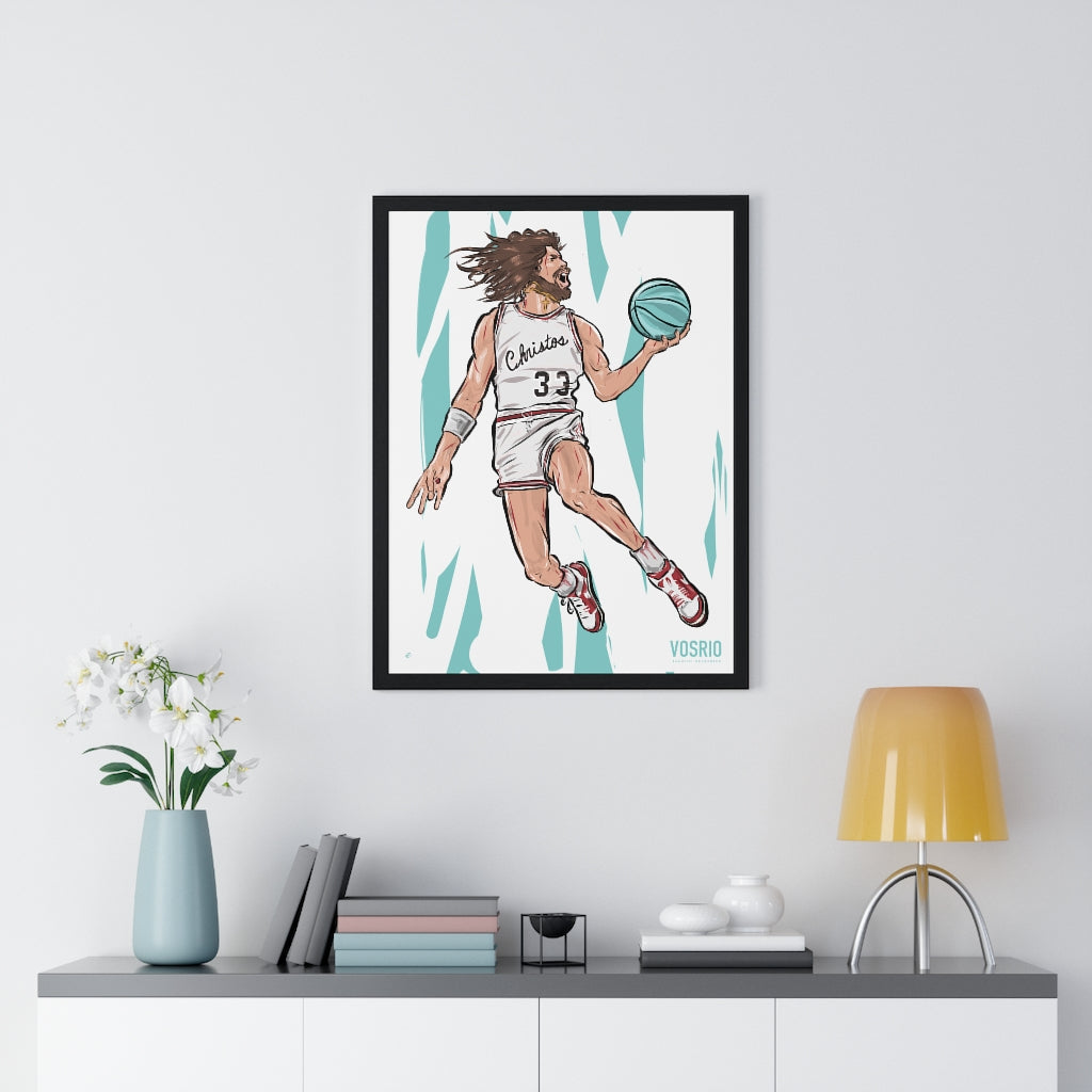His Airness Premium Framed Vertical Poster