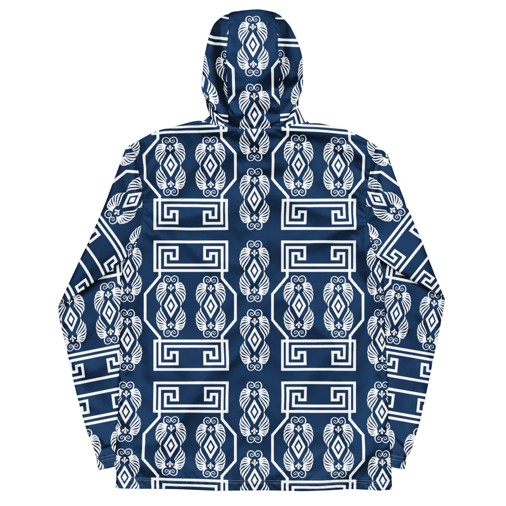 The Key White Men’s windbreaker
