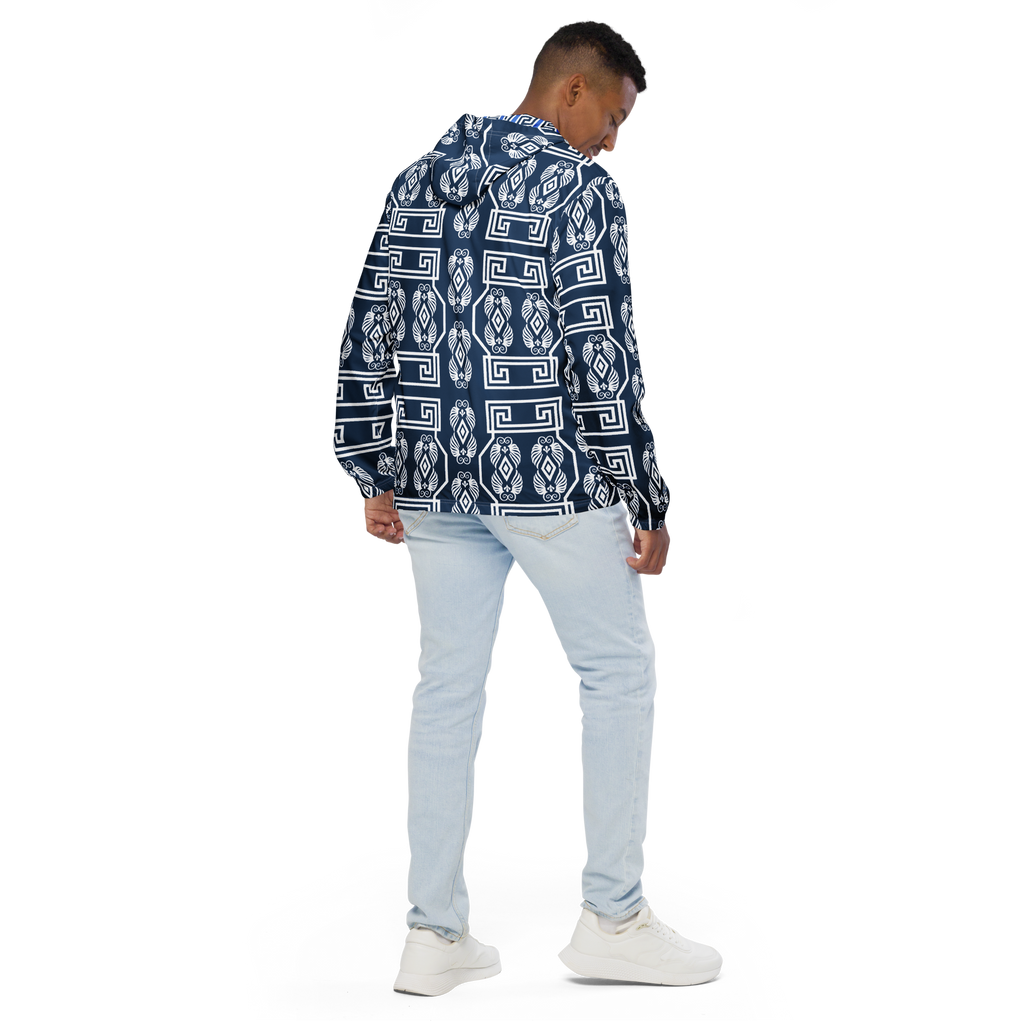 The Key White Men’s windbreaker