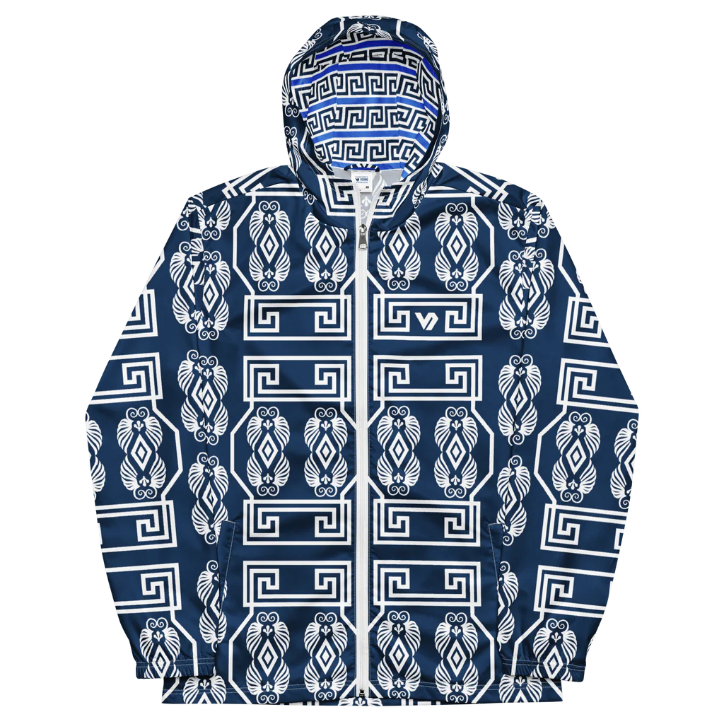 The Key White Men’s windbreaker