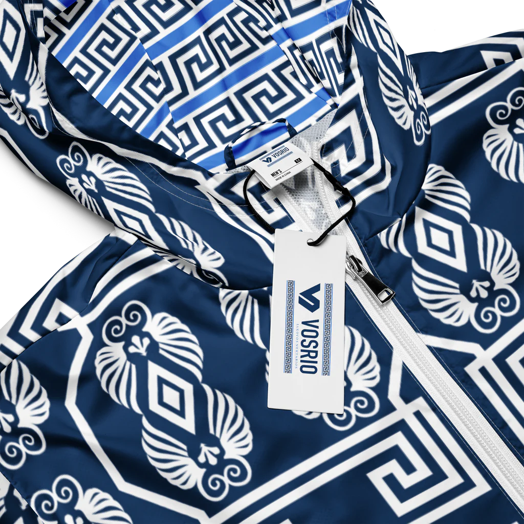 The Key White Men’s windbreaker