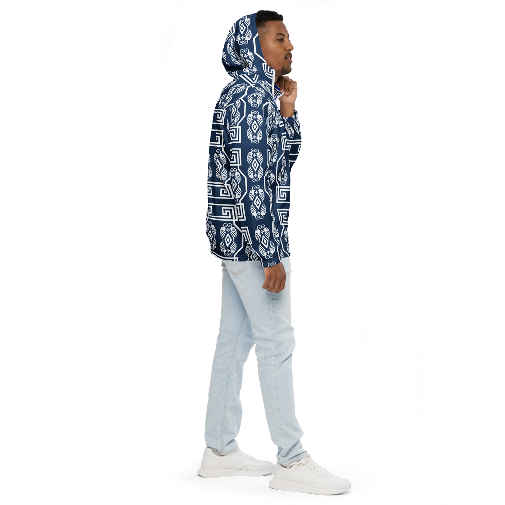 The Key White Men’s windbreaker
