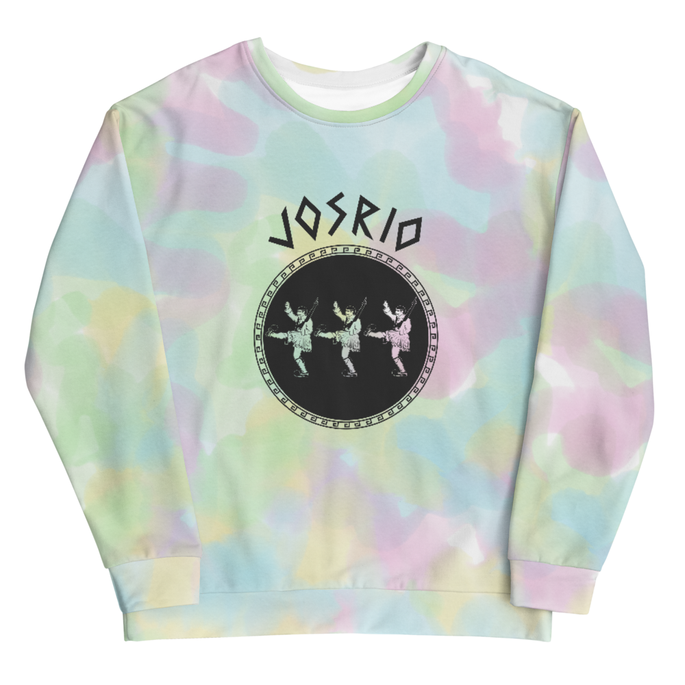 Athens Sky Tie - Dye Monastiraki Unisex Sweatshirt