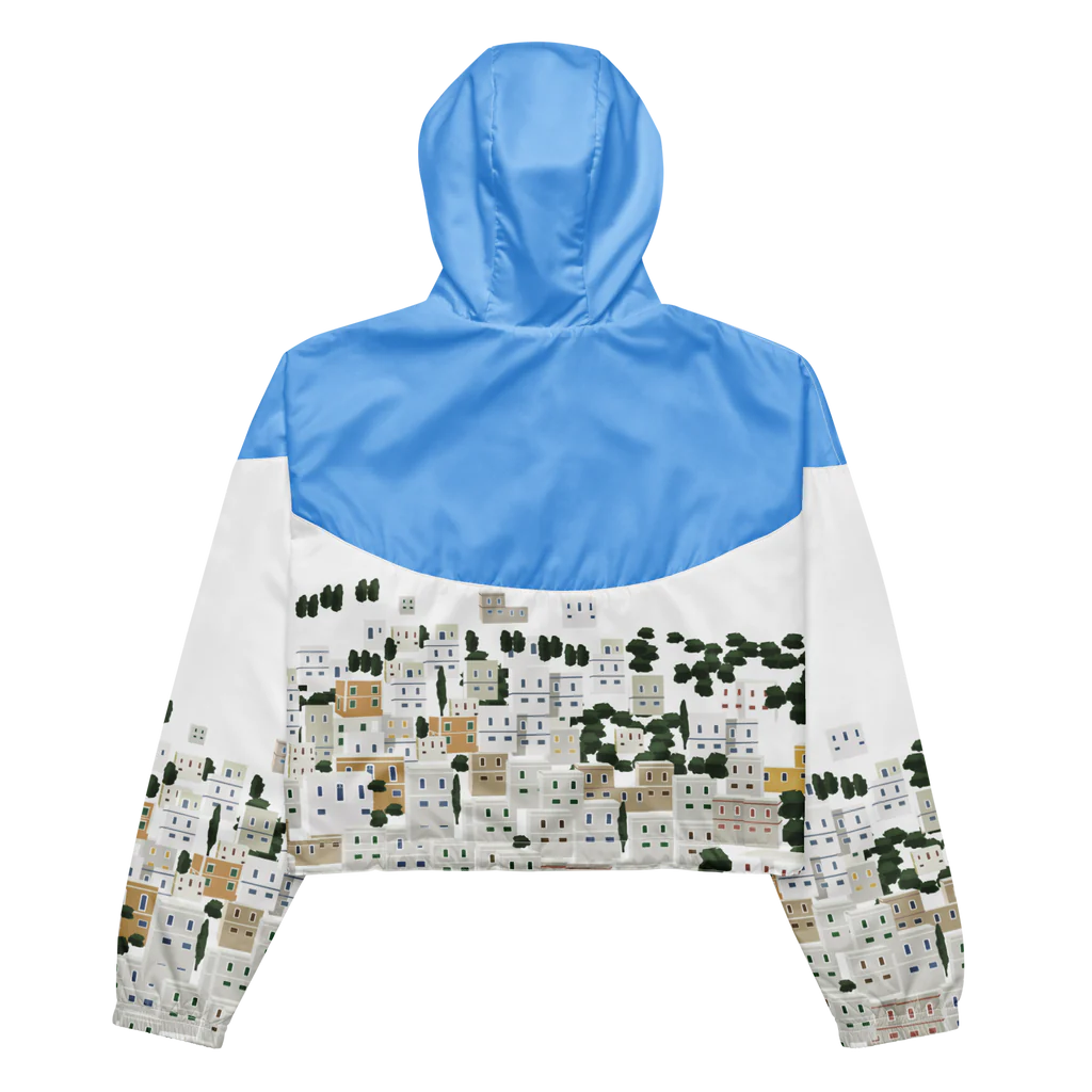 Panagies Women’s cropped windbreaker