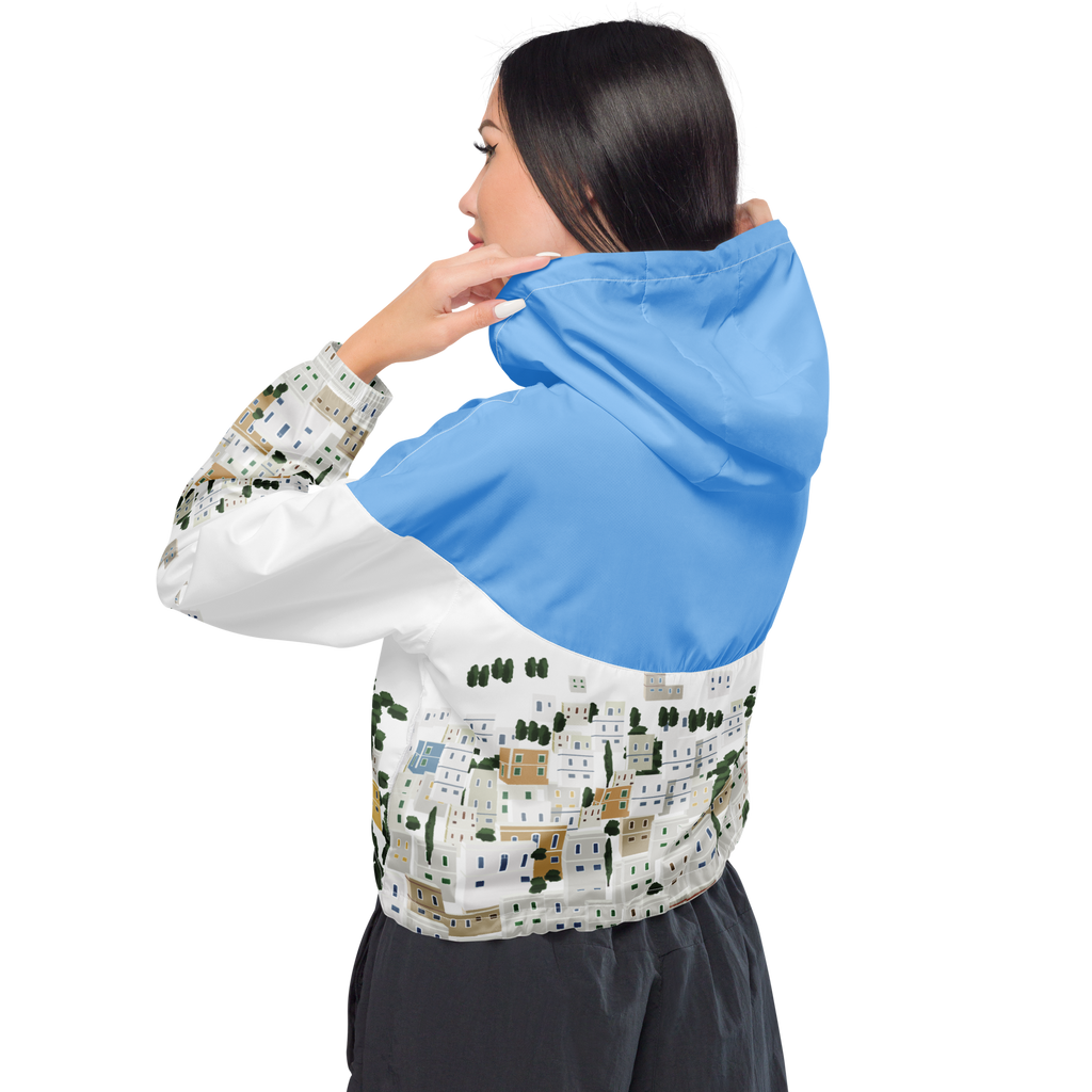 Panagies Women’s cropped windbreaker