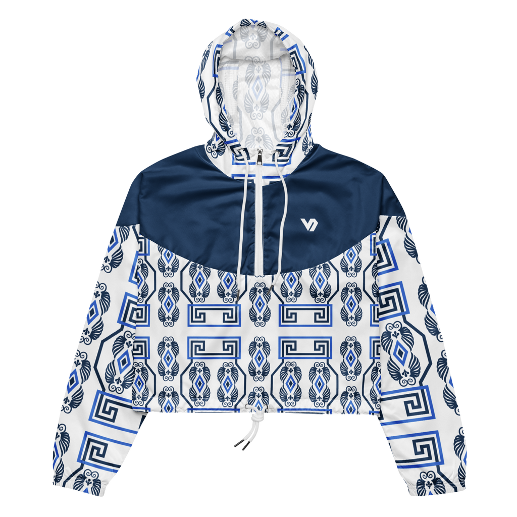The Key Navy Women’s cropped windbreaker