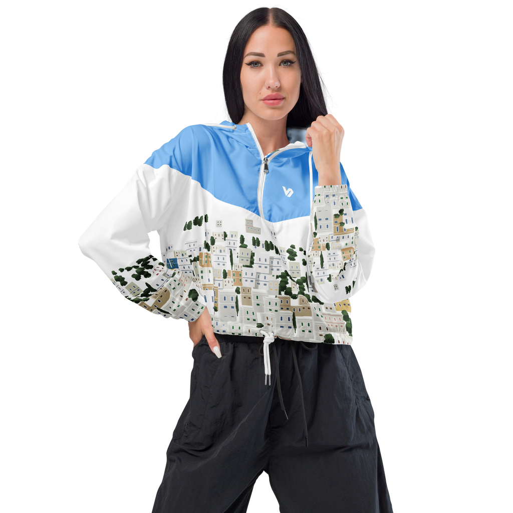 Panagies Women’s cropped windbreaker