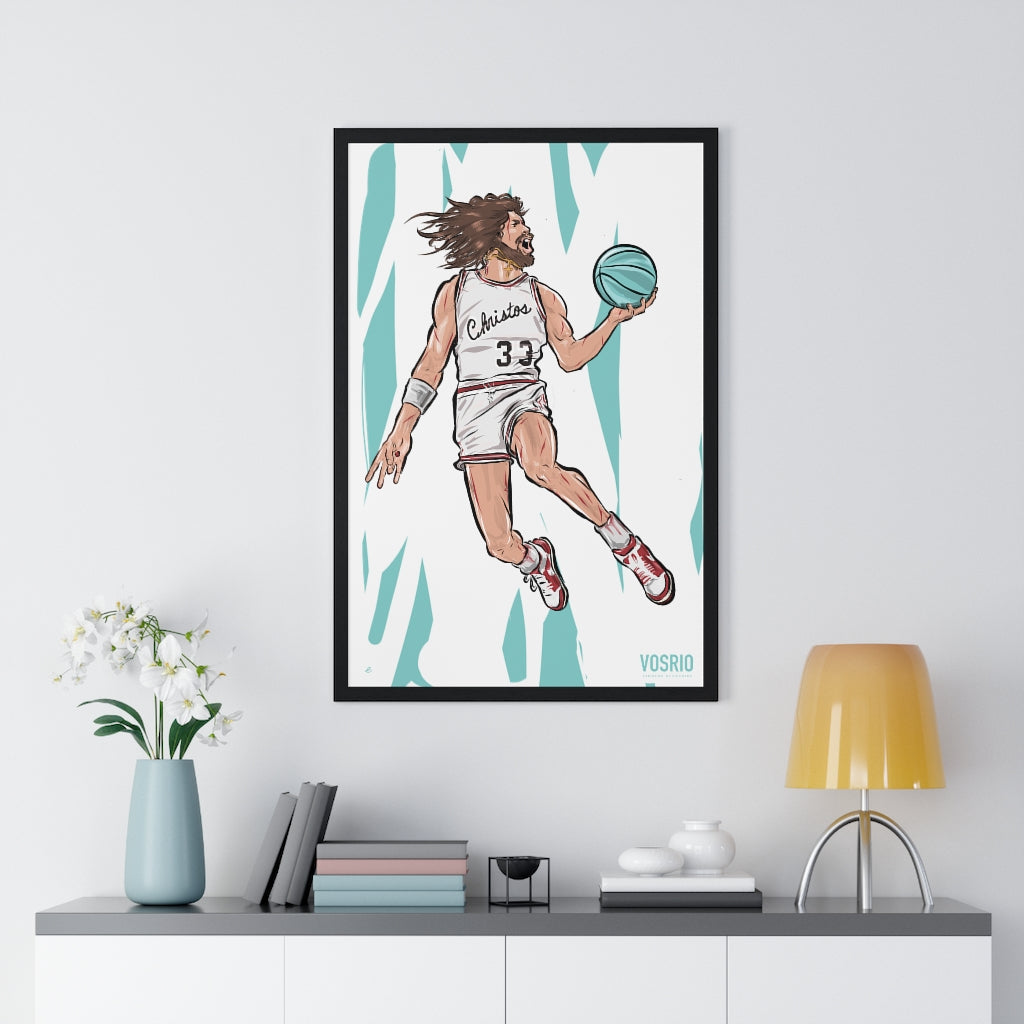 His Airness Premium Framed Vertical Poster