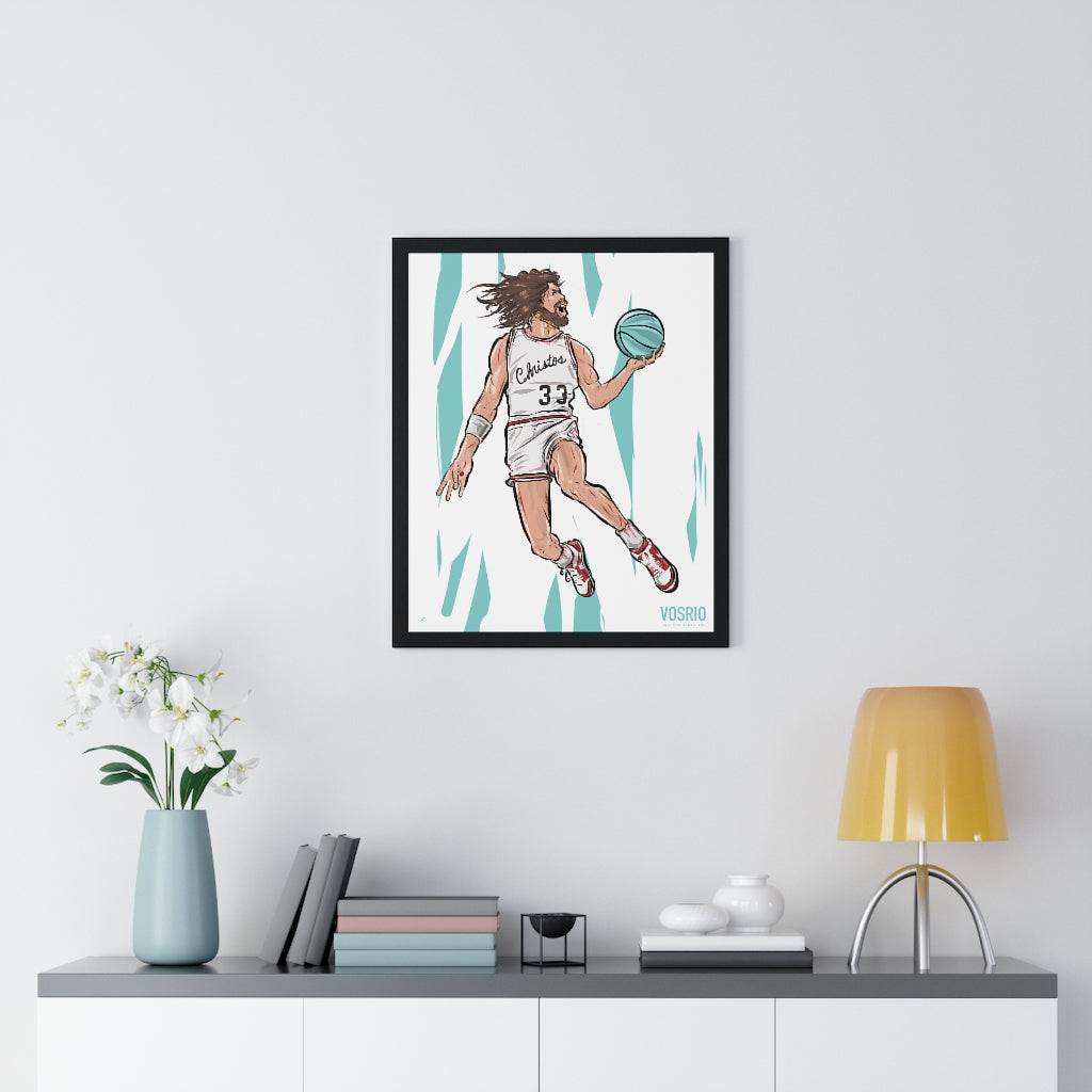 His Airness Premium Framed Vertical Poster
