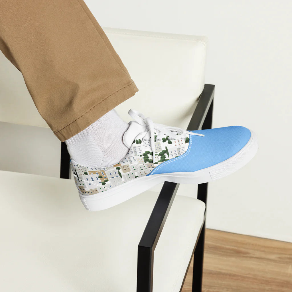 Panagies Men’s lace-up canvas shoes