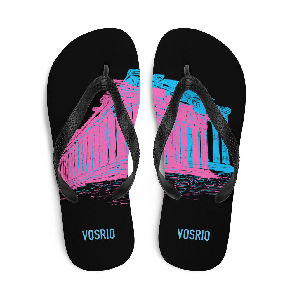 Athens Tourist 3D Flip-Flops
