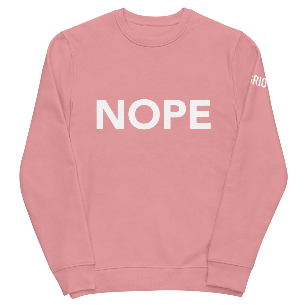 Nope Unisex eco sweatshirt
