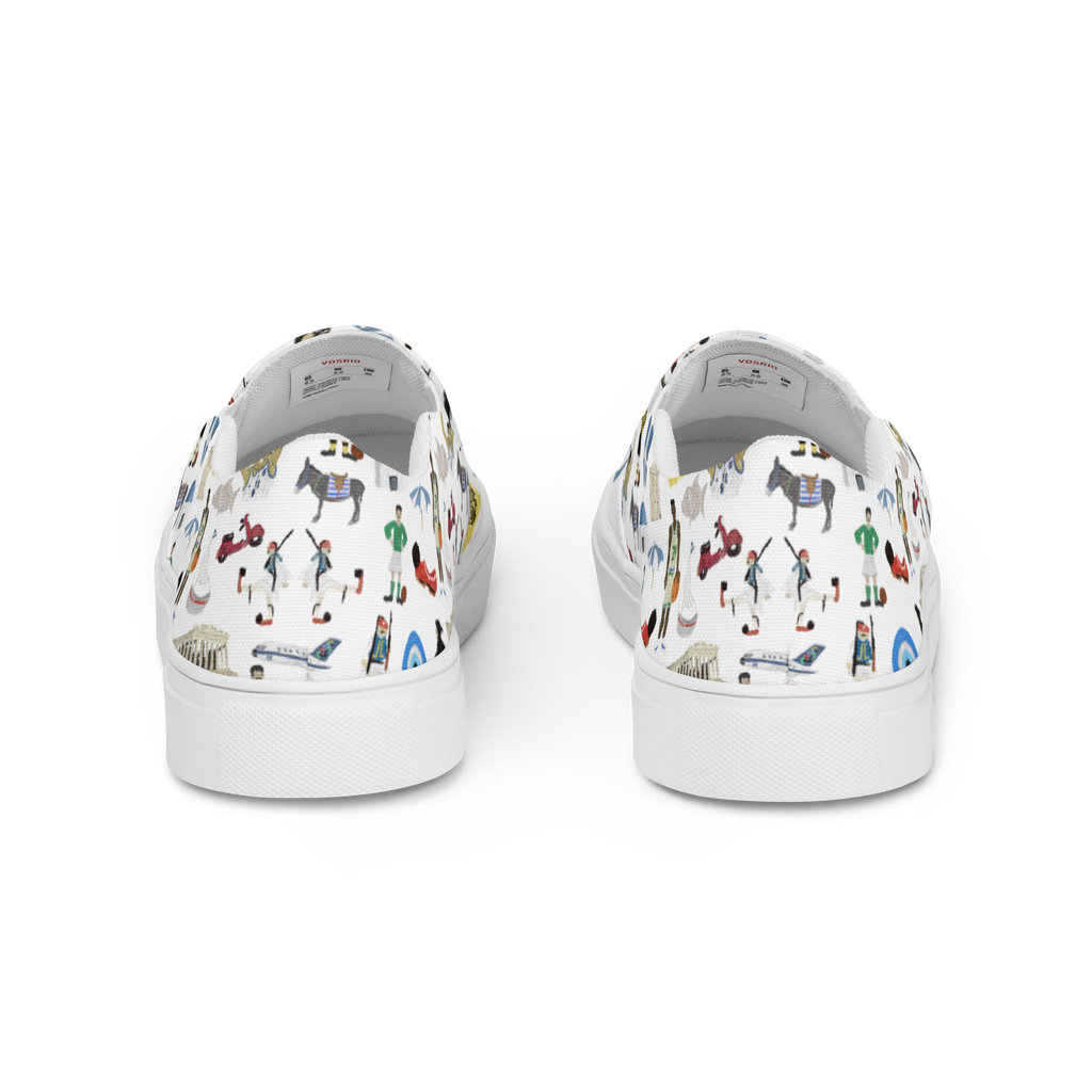 So You're Greek Women’s slip-on canvas shoes