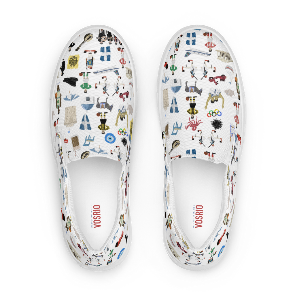 So You're Greek Women’s slip-on canvas shoes