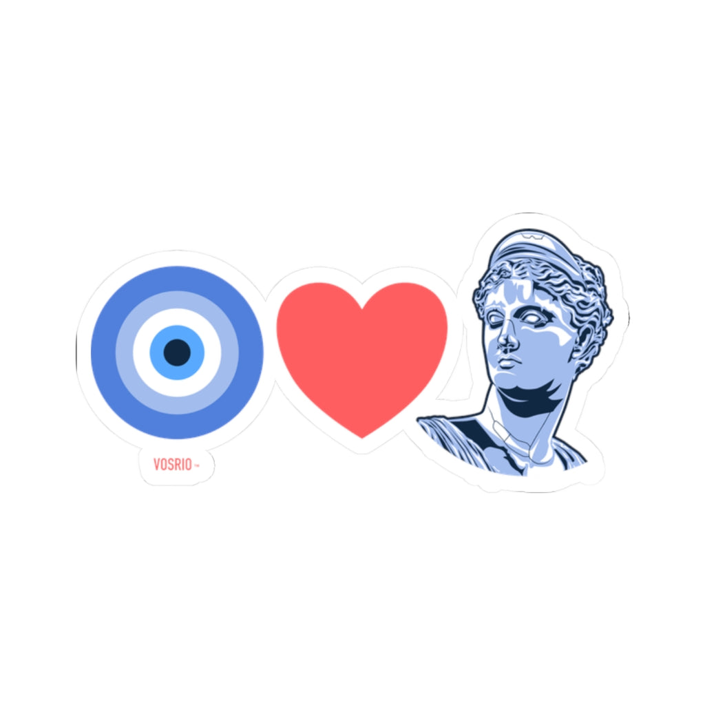 I Love VOSRIO Kiss-Cut Stickers