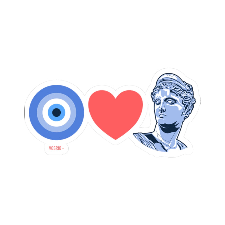 I Love VOSRIO Kiss-Cut Stickers