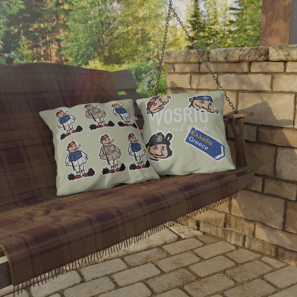 Comfy Evzones Outdoor Pillows