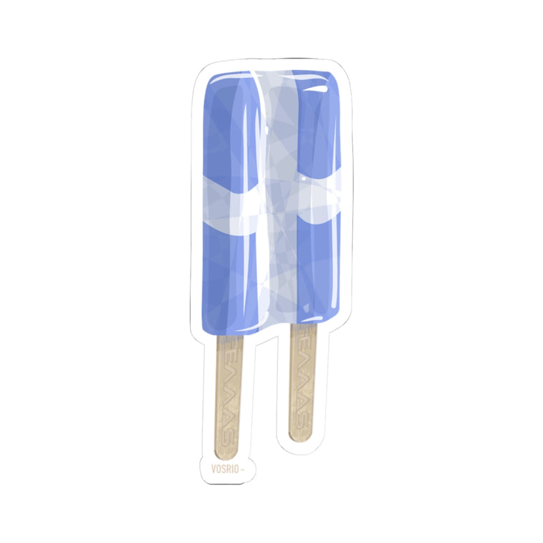 Greek Popsicle Kiss-Cut Stickers