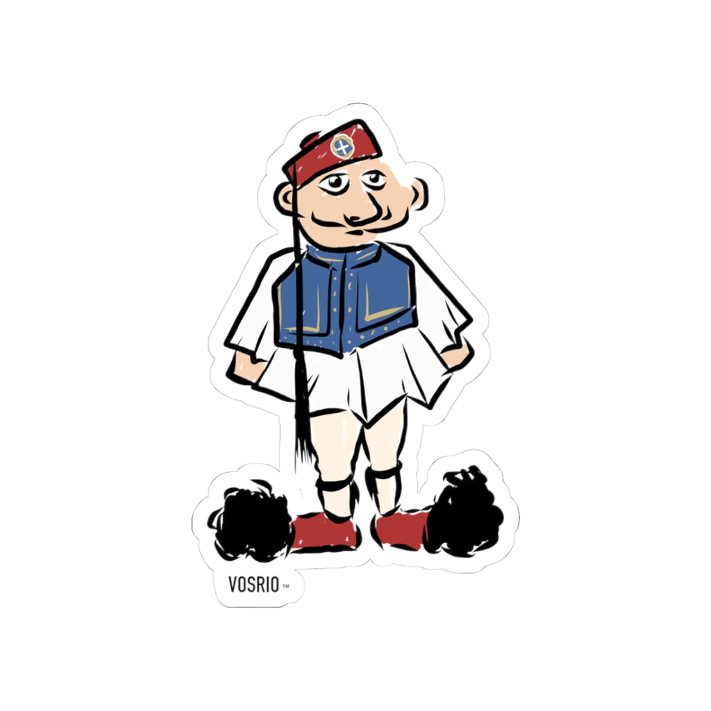 Cute Evzone Kiss-Cut Stickers