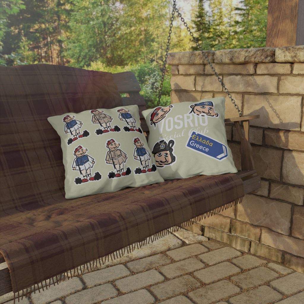 Comfy Evzones Outdoor Pillows