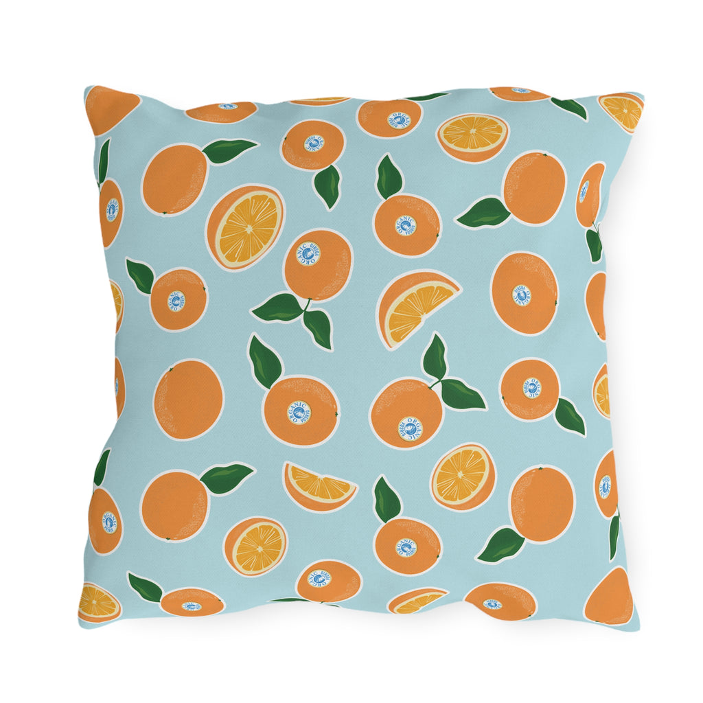 Organic Portokalada Outdoor Pillows