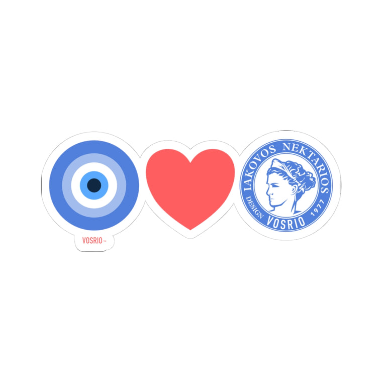 I Love VOSRIO Original Kiss-Cut Stickers