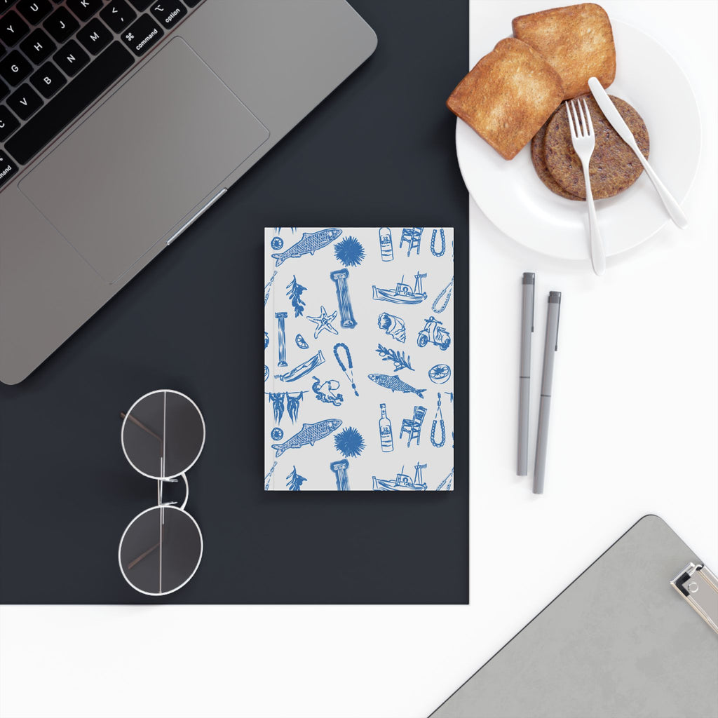 Greek Sardelles Hard Backed Journal