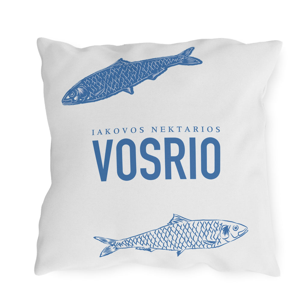 Greek Sardelles Outdoor Pillows