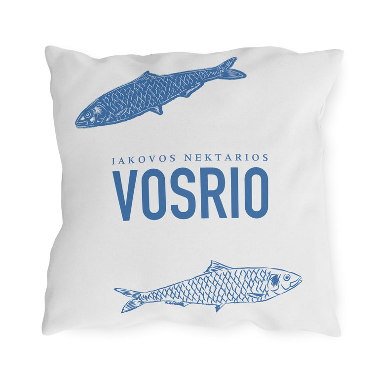 Greek Sardelles Outdoor Pillows