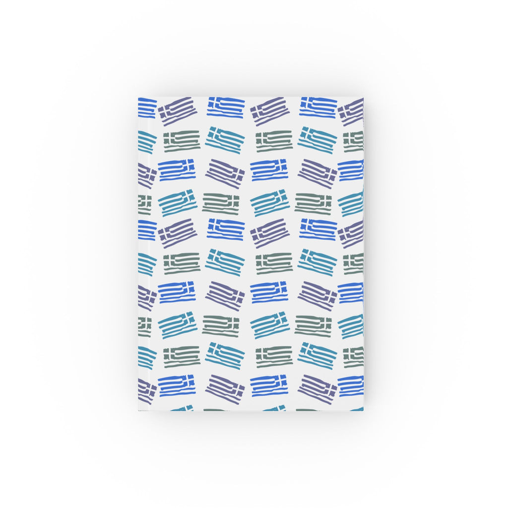 Greek Flags Hard Backed Journal