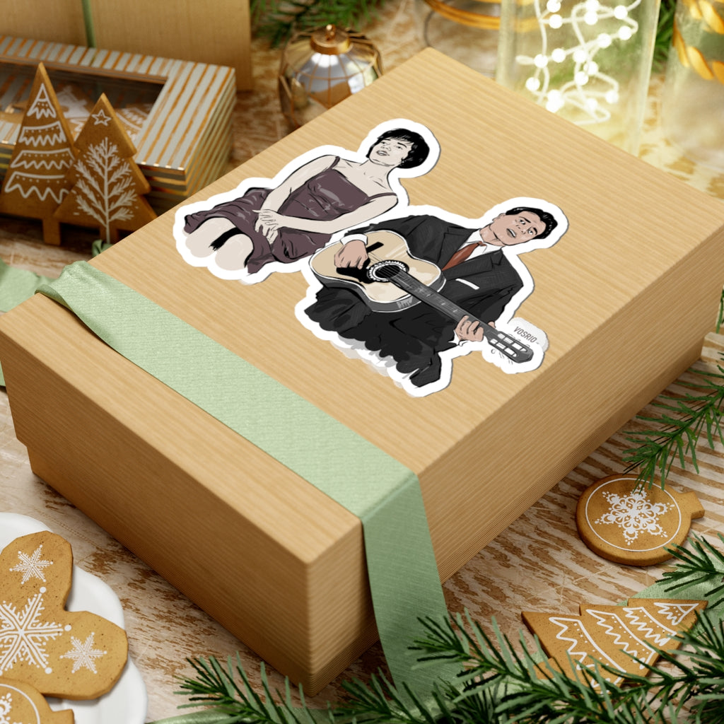 Stelios & Marinella Kiss-Cut Stickers