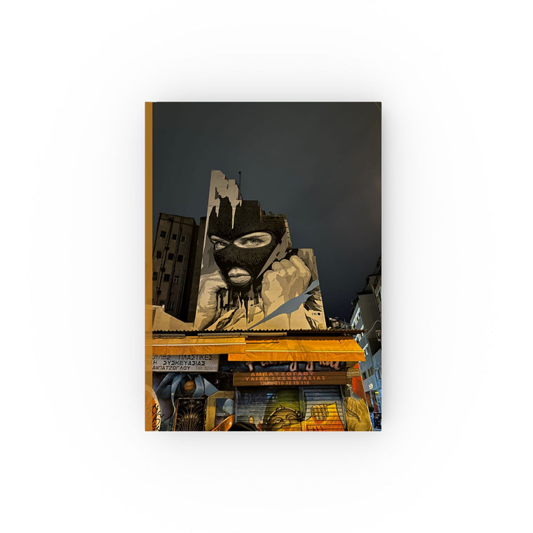 Two Sides Of Athens Hard Backed Journal