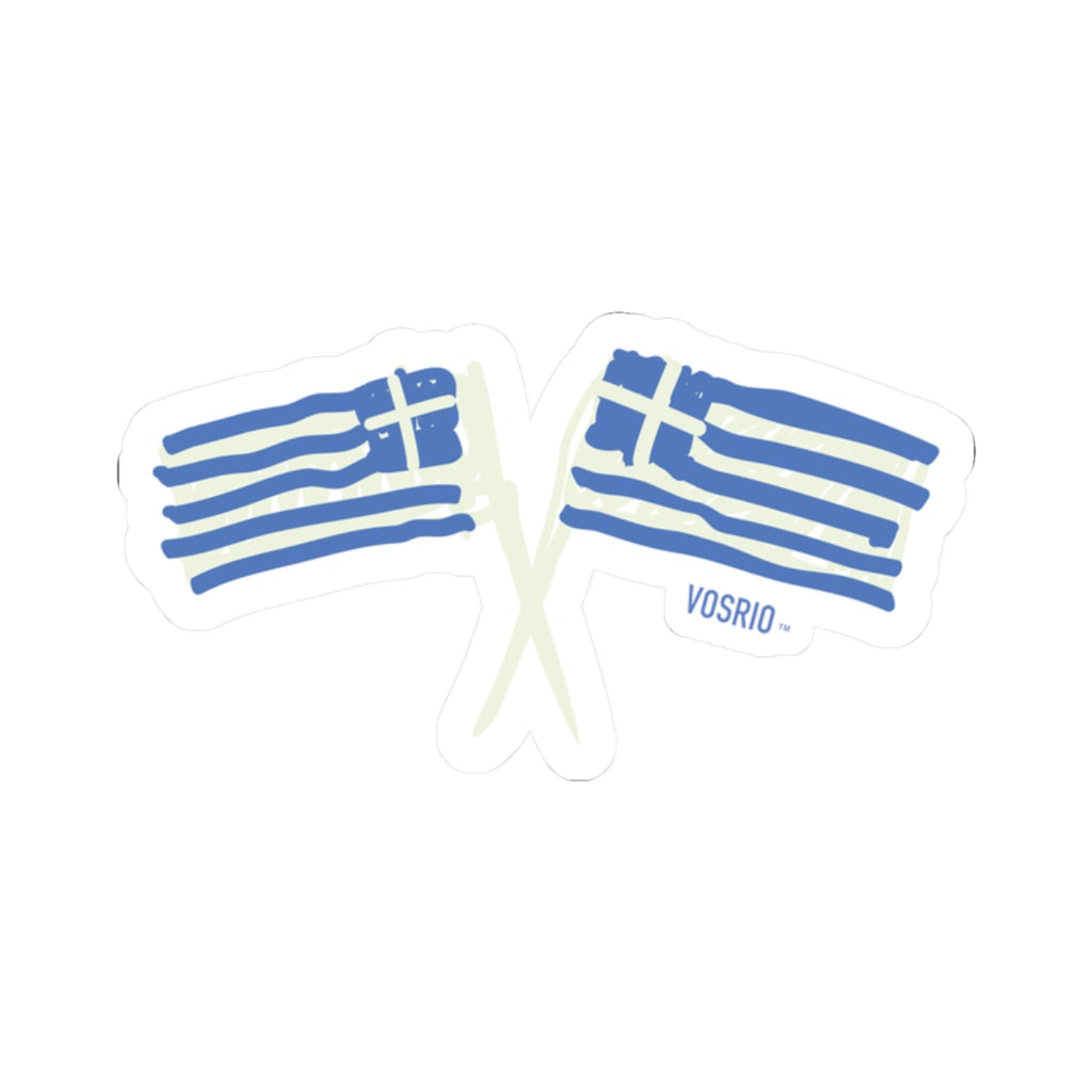 Greek Kids Kiss-Cut Stickers