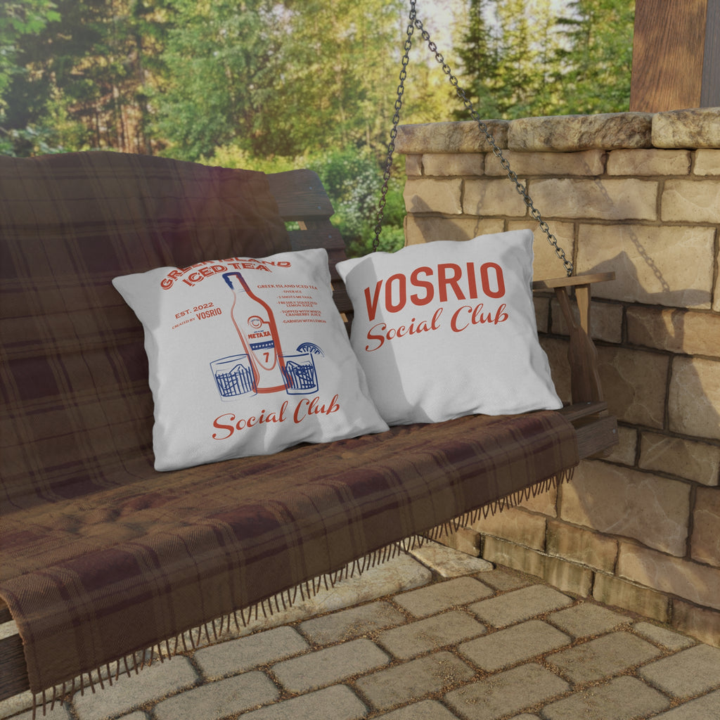 VOSRIO Social Club Outdoor Pillows