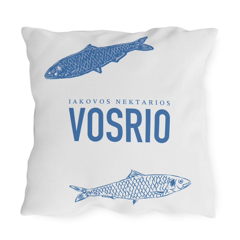 Greek Sardelles Outdoor Pillows