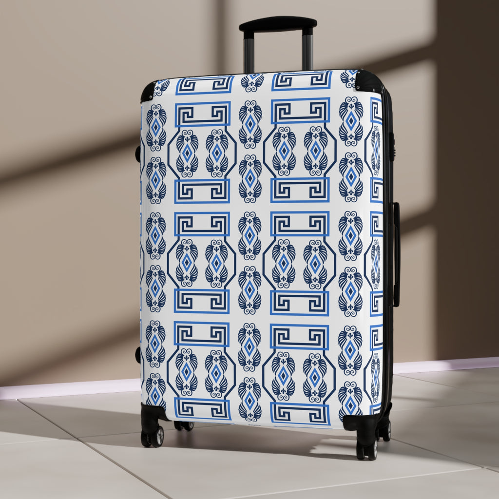 The Greek Key Suitcase