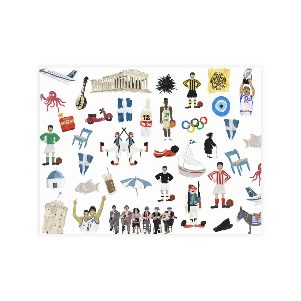 So You're Greek Postcard Bundles (envelopes included)