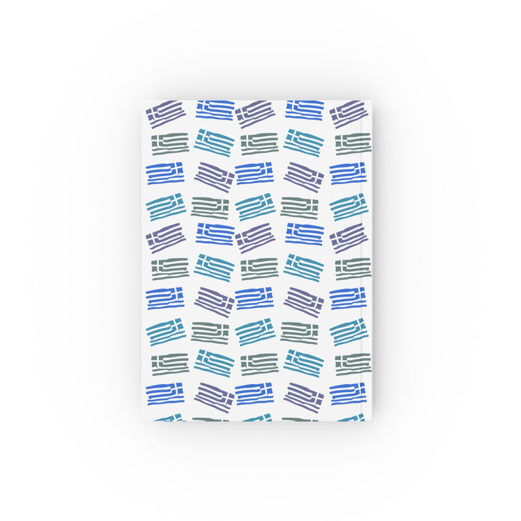 Greek Flags Hard Backed Journal