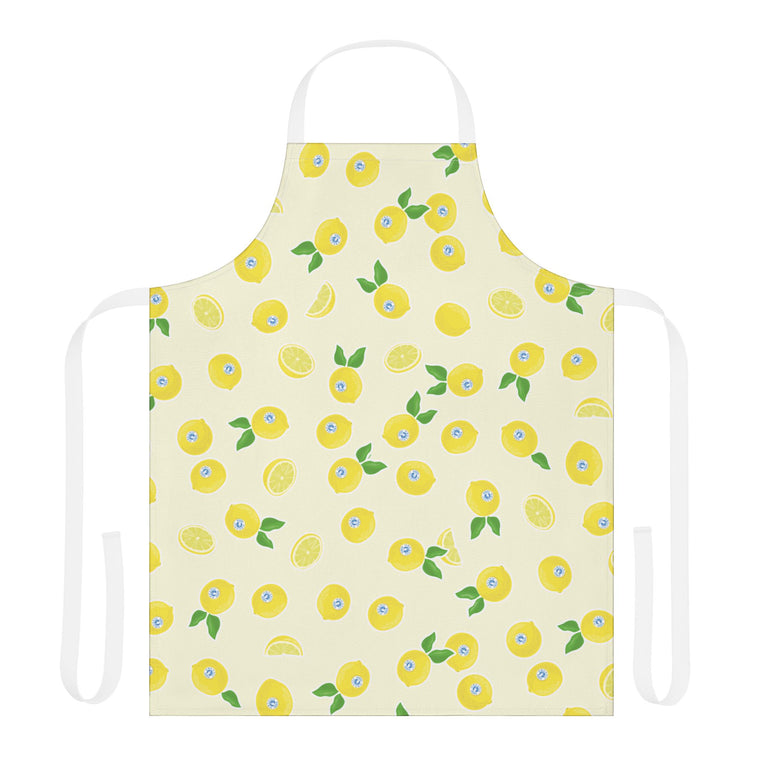 Organic Lemonia Cooking Apron with 3-Color Straps