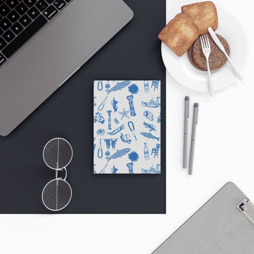 Greek Sardelles Hard Backed Journal