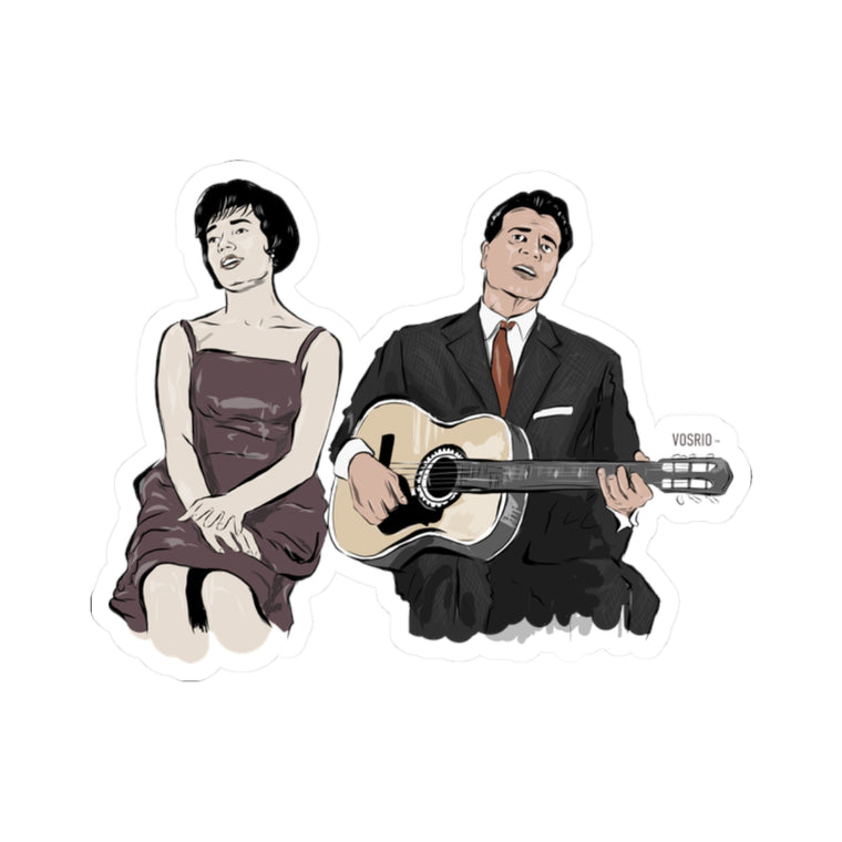 Stelios & Marinella Kiss-Cut Stickers