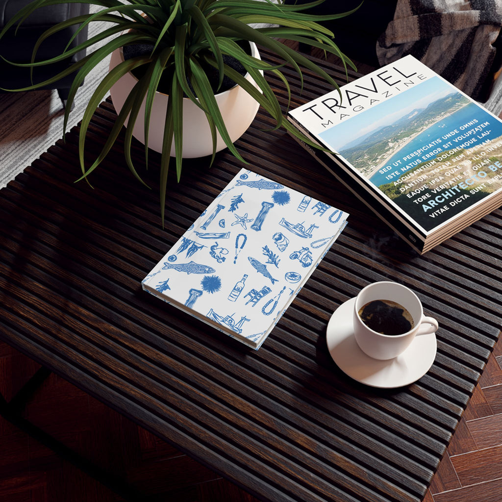 Greek Sardelles Hard Backed Journal