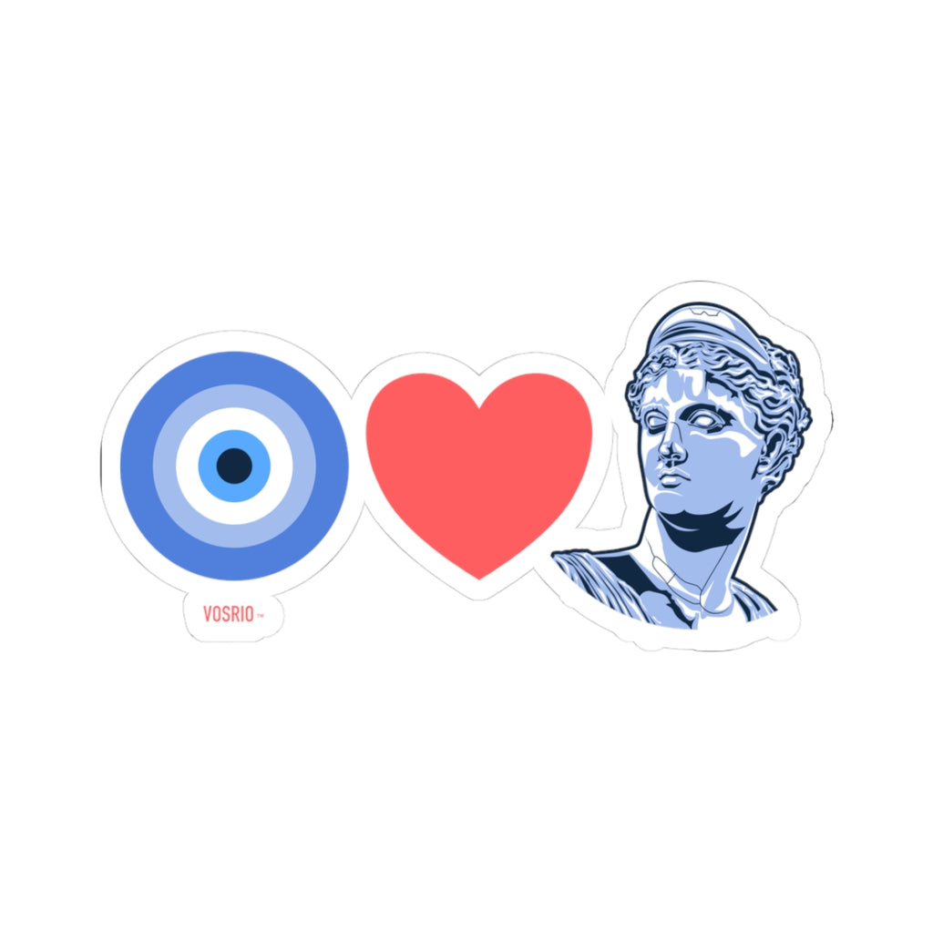 I Love VOSRIO Kiss-Cut Stickers