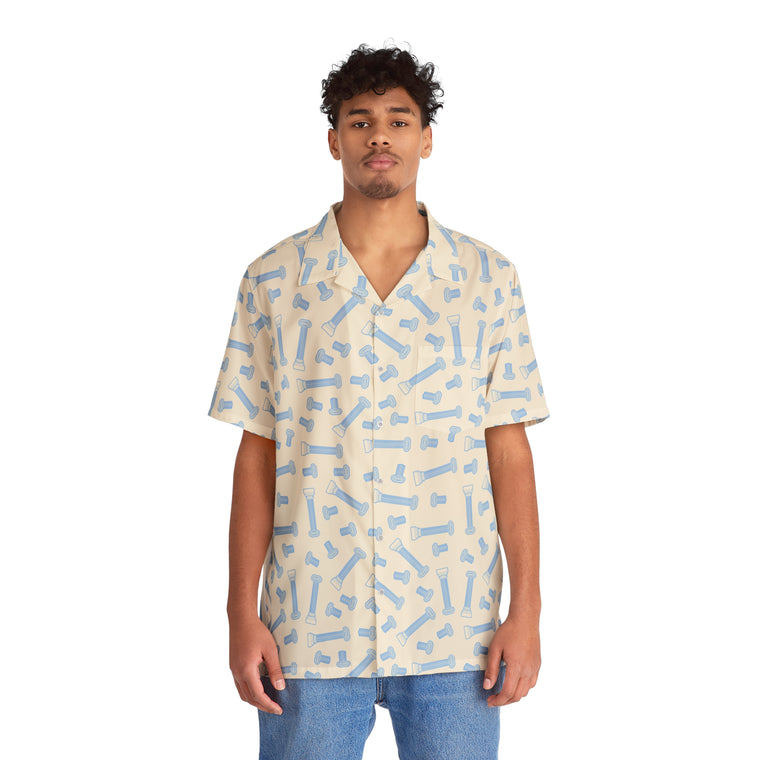 Pillar Sky Daytime Men's Hawaiian Shirt