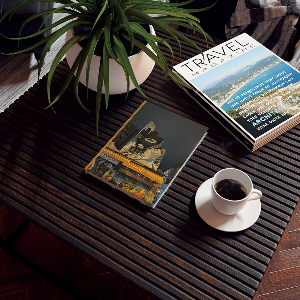 Two Sides Of Athens Hard Backed Journal