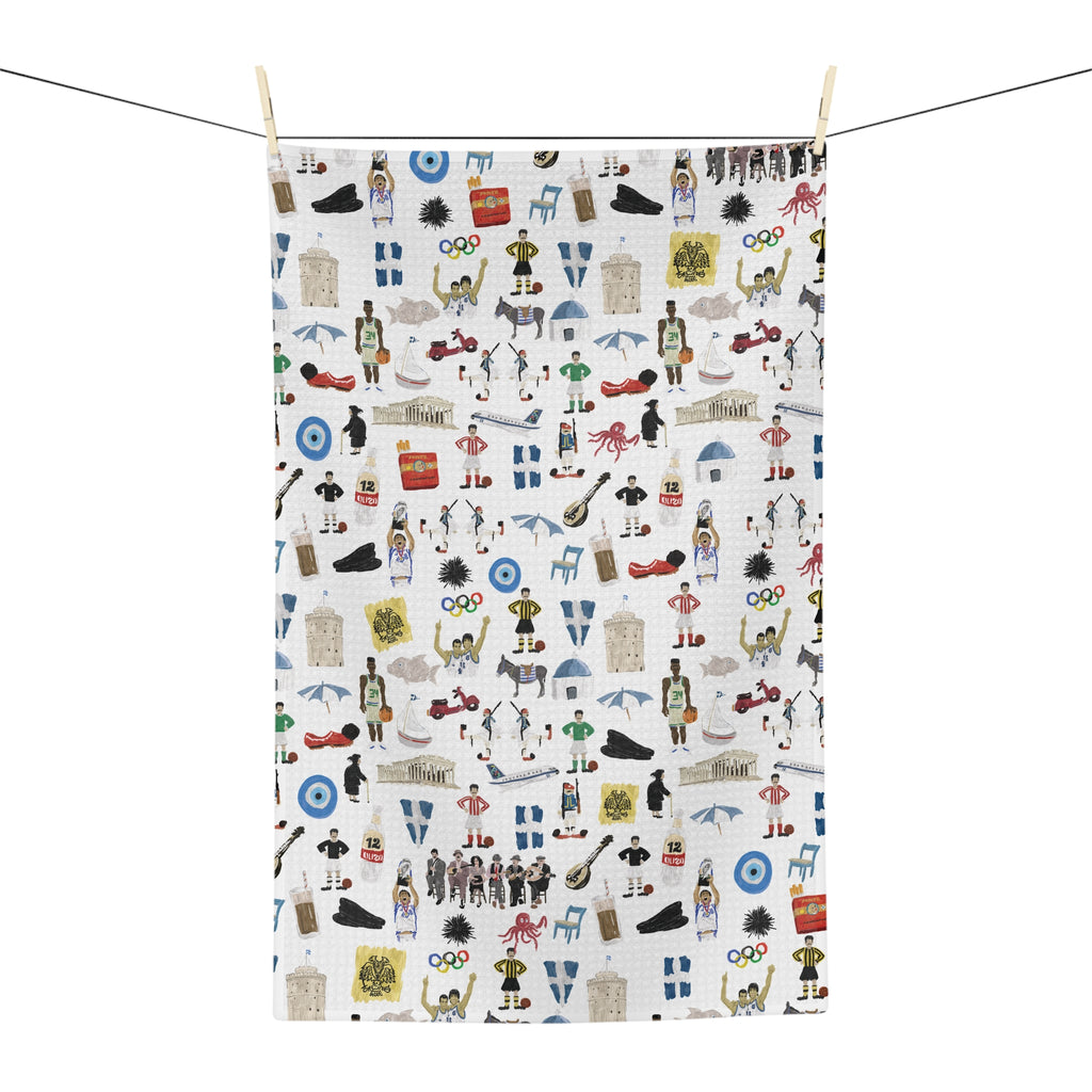 So You're Greek Soft Tea Towel