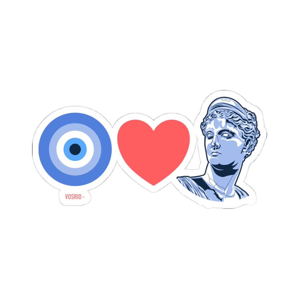 I Love VOSRIO Kiss-Cut Stickers